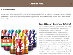 'caffeinepark.com' screenshot