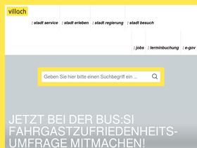 'villach.at' screenshot