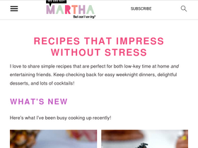 'wearenotmartha.com' screenshot