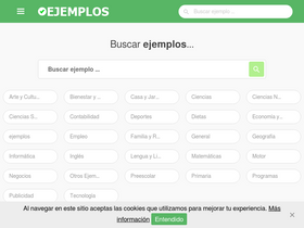 'ejemplos.net' screenshot