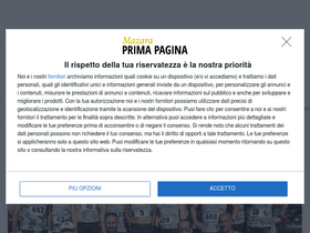 'primapaginamazara.it' screenshot
