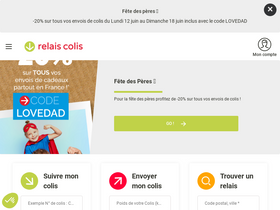 'relaiscolis.com' screenshot