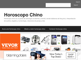 'horoscopochino.co' screenshot