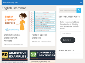 'examplanning.com' screenshot