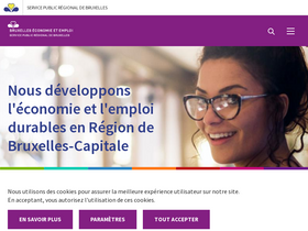 'economie-emploi.brussels' screenshot