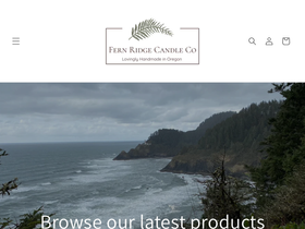 fernridgecandleco.com homepage screenshot