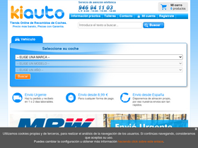 'kiauto.es' screenshot