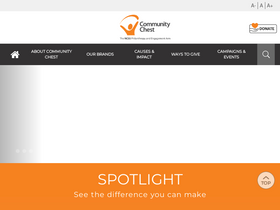 'comchest.gov.sg' screenshot