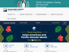 'buncombecounty.org' screenshot