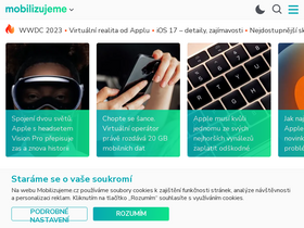 'mobilizujeme.cz' screenshot
