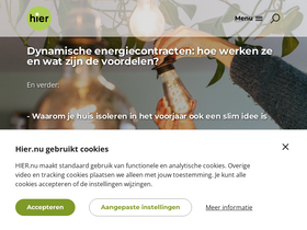 'hier.nu' screenshot