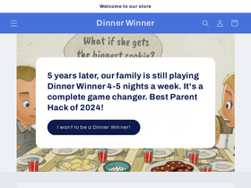dinnerwinner.store homepage screenshot