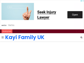 'kayifamilyuk.com' screenshot