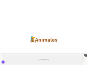'animales.website' screenshot