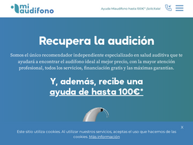 'miaudifono.com' screenshot