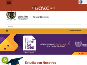 'unicartagena.edu.co' screenshot