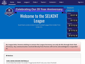 'selkent.org.uk' screenshot