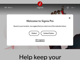 'signia-pro.com' screenshot
