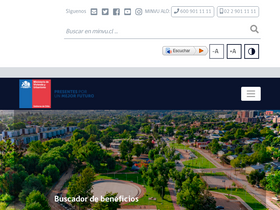 'minvu.gob.cl' screenshot