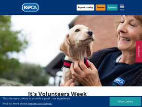 'rspca.org.uk' screenshot