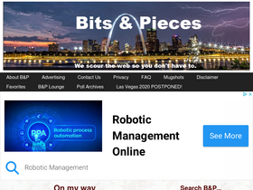 'bitsandpieces.us' screenshot