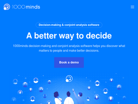 '1000minds.com' screenshot