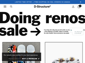 D-STRUCTURE homepage screenshot