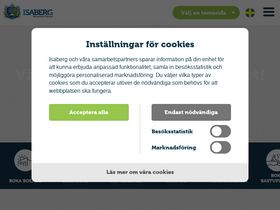 'isaberg.com' screenshot