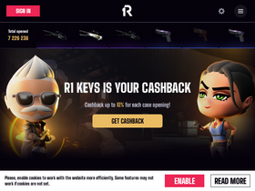 'r1-skins.com' screenshot