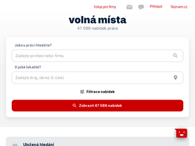 'volnamista.cz' screenshot