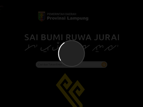 'lampungprov.go.id' screenshot