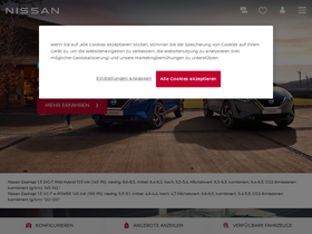 'nissan.de' screenshot