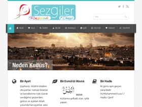'sezgiler.com' screenshot