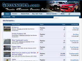 '4runners.com' screenshot