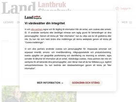 'landlantbruk.se' screenshot