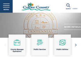 'colliercountyfl.gov' screenshot