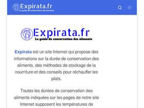 'expirata.fr' screenshot