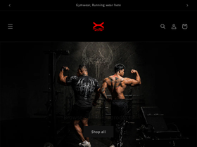 flexzonewear.com homepage screenshot