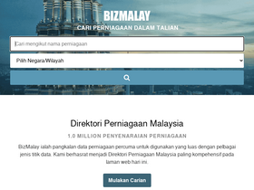 'bizmalay.com' screenshot