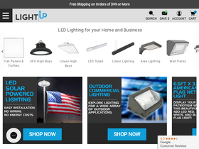 'lightup.com' screenshot