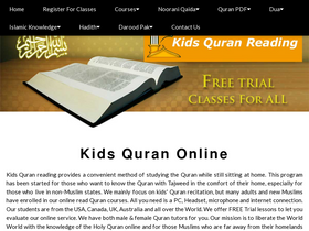 'kidsquranreading.com' screenshot