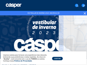 'casperlibero.edu.br' screenshot
