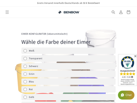 lebensmitteleimer.de homepage screenshot