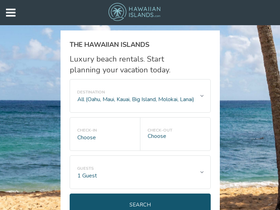 'hawaiianislands.com' screenshot