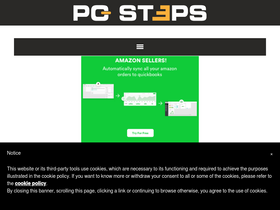 'pcsteps.com' screenshot