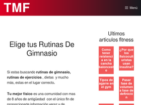 'tumejorfisico.com' screenshot