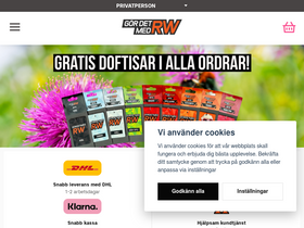'gordetmedrw.se' screenshot