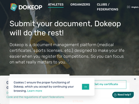 'dokeop.com' screenshot