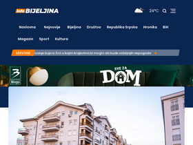 'infobijeljina.com' screenshot