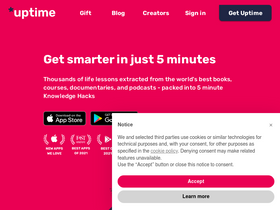 'uptime.app' screenshot